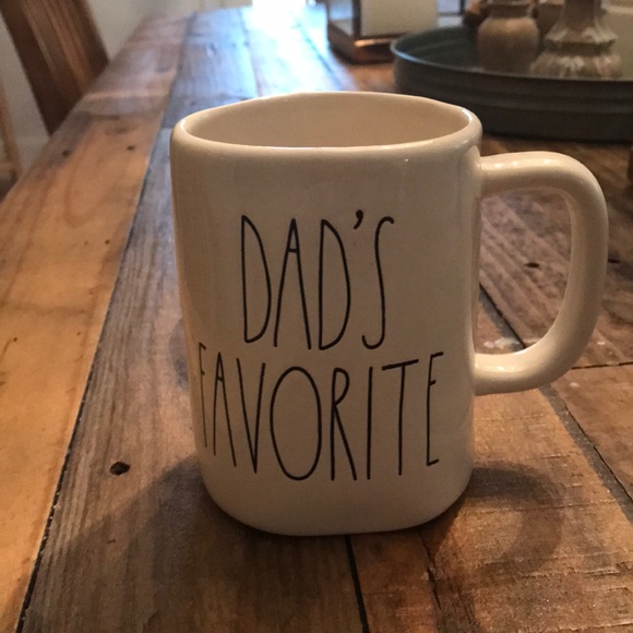 rae dunn dad's favorite mug